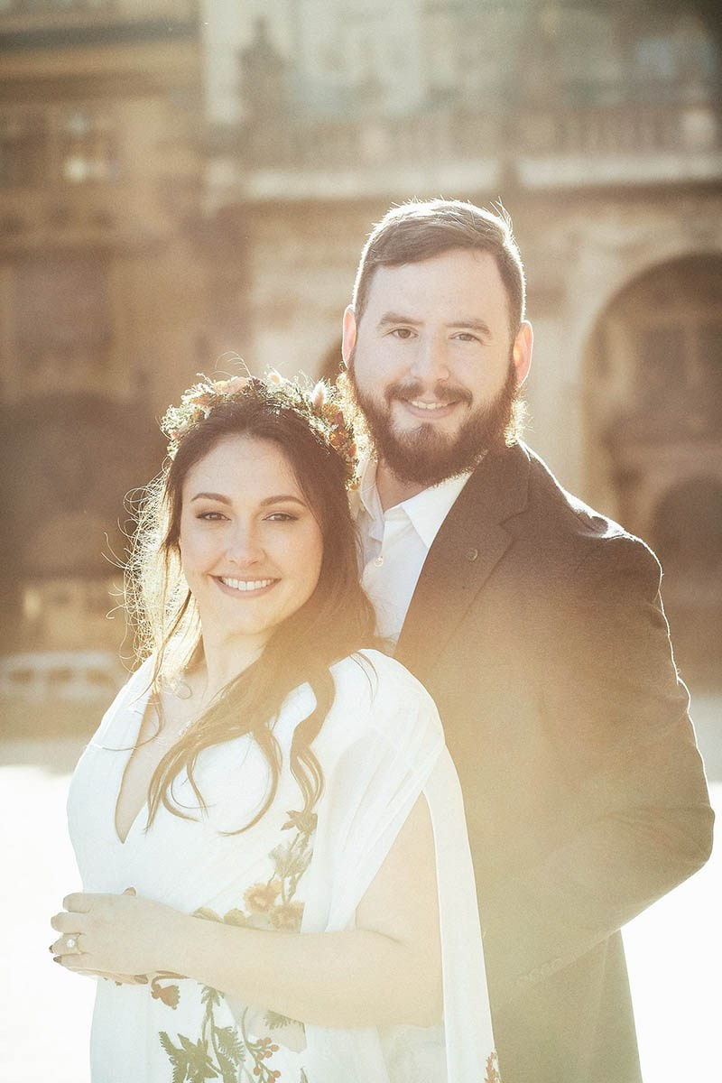 Pre-Dawn Sunrise Engagement Session in Prague