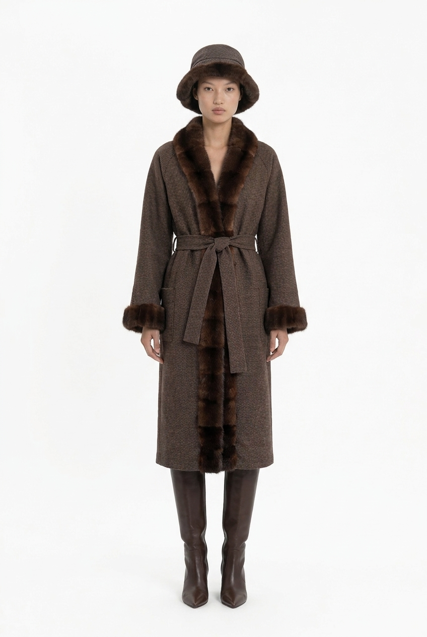 Ten coats and three hats: the plan changed in the first hour | Fashion project