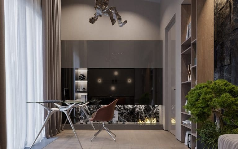 A WEEKEND HOME FOR THE FAMILY. Дизайн интерьера и 3D-визуализация | AB Design Buro