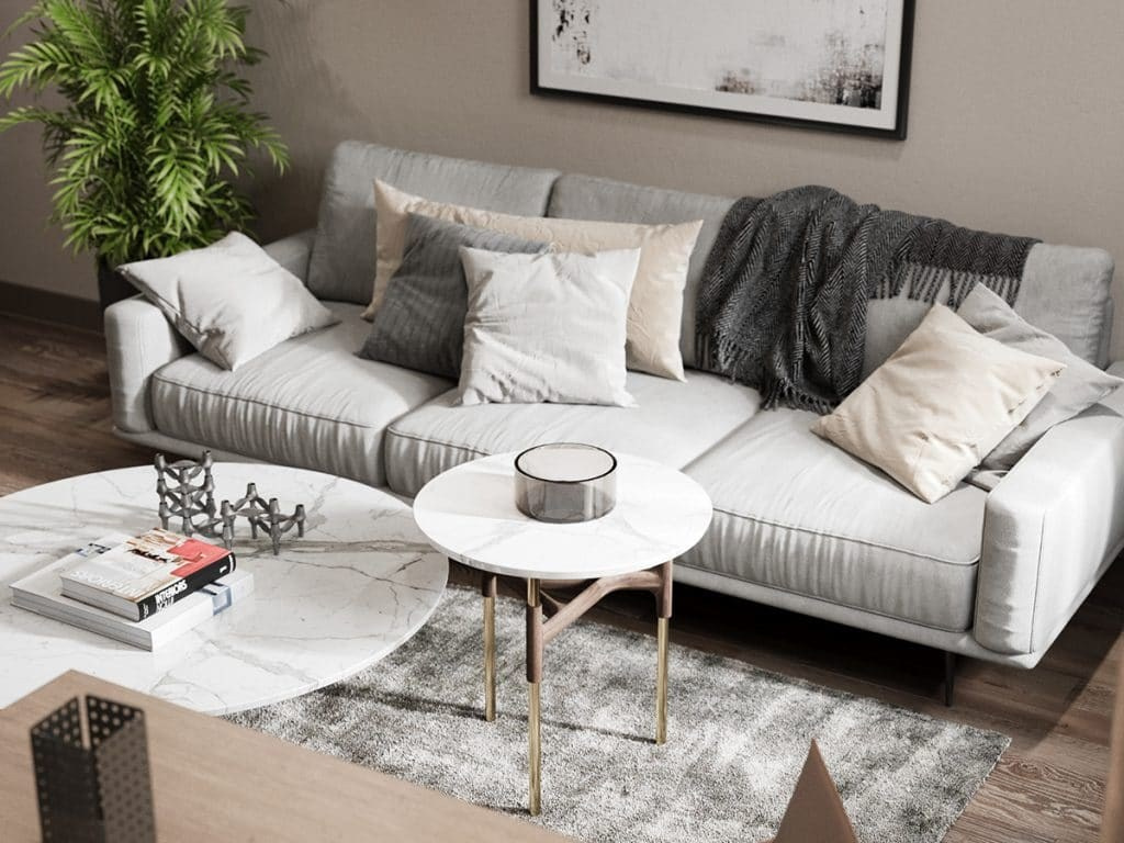 STONE APARTMENT. Дизайн интерьера и 3D-визуализация | AB Design Buro