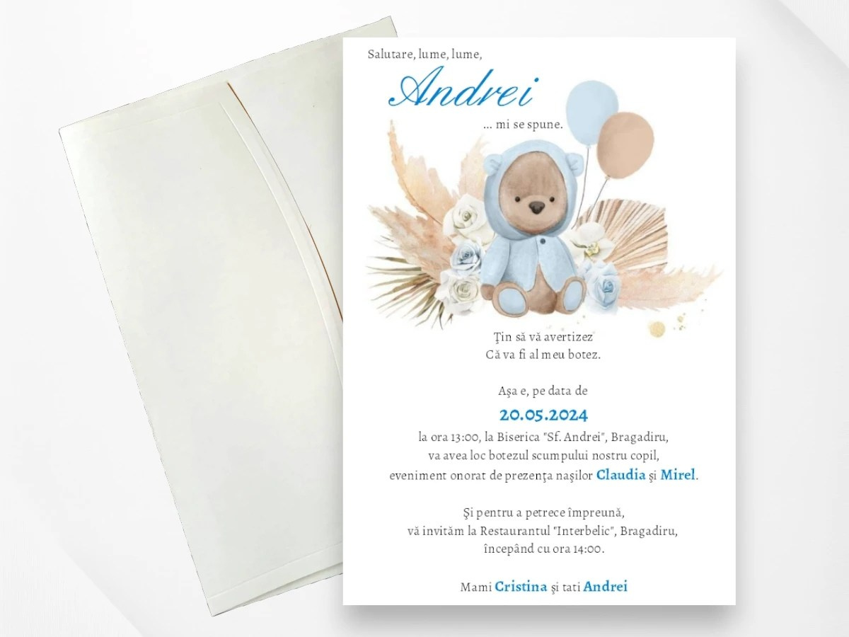 Descoperă invitațiile perfecte pentru botezul tău! Alege dintr-o varietate de designuri clasice și moderne pentru a anunța ziua specială. #Botez #InvitațiiBotez #InvitațiiPersonalizate. Uvertura Mall Demisol.invitații botez, invitații botez drăgălașe, invitații botez Baby, invitații pastelate botez, invitații cu tematică botez, invitații botez băiat, invitații botez fată, invitații botez personalizate, invitații botez moderne, modele invitații botez originale.invitații digitale, invitații online nuntă, invitații digitale personalizate, invitații electronice, invitații moderne nuntă, invitații de nuntă PDF, invitații WhatsApp nuntă, invitații de nuntă fără print, invitații nuntă economice, invitații digitale elegante.Invitații Elegante și Refined: Catalogul Ellite | Nunta, Petreceri, Evenimente Corporate.- invitații nuntă  - modele invitații nuntă  - invitații nuntă 2025  - invitații de nuntă elegante  - invitații de nuntă personalizate  - invitații nuntă online  - invitații nuntă handmade  - catalog invitații nuntă  - invitații originale nuntă  - invitații de nuntă moderne  - invitații nuntă vintage  - invitații nuntă rustice  - invitații nuntă clasice  - design invitații nuntă  - invitații de nuntă cu tematică.- invitații nuntă florale  - invitații nuntă boho  - invitații nuntă aurii  - invitații nuntă minimaliste  - invitații nuntă cu sigiliu  - invitații nuntă cu acuarelă  - invitații nuntă cu fotografie  - invitații nuntă cu inițiale  - invitații nuntă elegante alb-negru  - invitații nuntă cu hârtie texturată  - invitații nuntă cu decupaj laser  - invitații nuntă cu flori uscate. - print invitații nuntă  - invitații nuntă personalizate cu numele mirilor  - invitații nuntă cu plic inclus  - invitații nuntă cu cartolină dublă  - invitații nuntă calitate premium  - invitații nuntă ieftine  - invitații nuntă rapide.- invitații nuntă România  - invitații nuntă București / Botoșani . Iași suceava- invitații nuntă cu livrare în țară  - invitații nuntă online România.- „Invitație de nuntă elegantă cu design floral și plic crem”  - „Model de invitație de nuntă vintage cu sigiliu de ceară”  - „Set complet invitații de nuntă personalizate cu inițialele mirilor”  - „Invitație de nuntă modernă cu design minimalist și text negru pe fundal alb”  - „Invitație de nuntă rustică pe hârtie kraft cu șnur de iută”  - „Invitație de nuntă cu decupaj laser și detalii aurii” - „Invitație de nuntă în stil boho cu imprimeu floral colorat”  - „Invitație romantică de nuntă cu flori uscate și panglică din satin”  - „Invitație de nuntă clasică cu monogramă și font caligrafic”  - „Invitație de nuntă în stil glamour cu folie aurie și text embosat”- „Model de invitație de nuntă 2025 cu design elegant și font modern”  - „Cele mai noi invitații de nuntă 2025 – stil floral, sofisticat”nvitații digitale, invitații online nuntă, invitații digitale personalizate, invitații electronice, invitații moderne nuntă, invitații de nuntă PDF, invitații WhatsApp nuntă, invitații de nuntă fără print, invitații nuntă economice, invitații digitale elegante