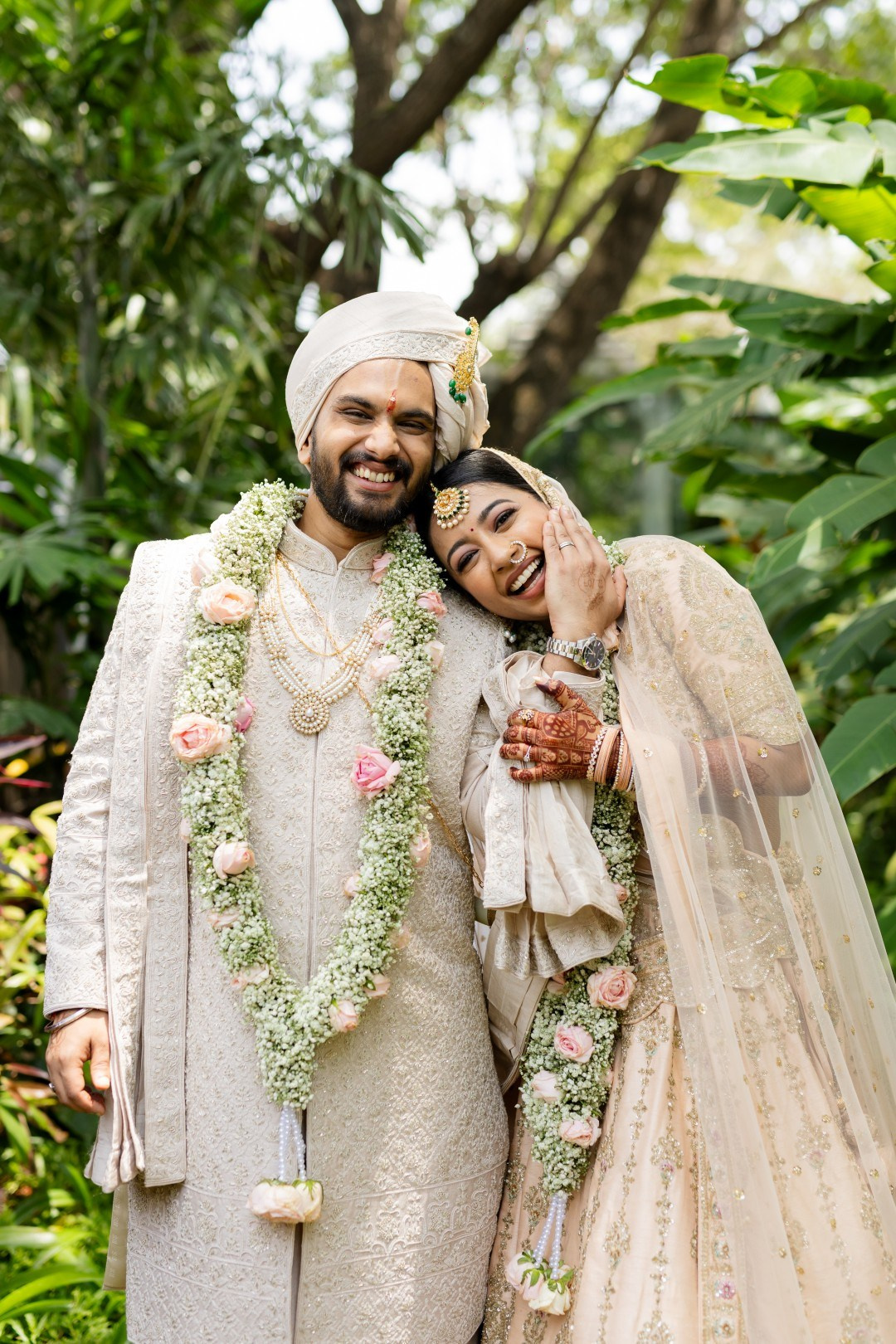 Hands in the Air: Chiranjeev & Niharika at Hyatt Centric Hebbal. Truly Yours | Documentary Wedding Photography & Films | Sharath Padaru, Bangalore