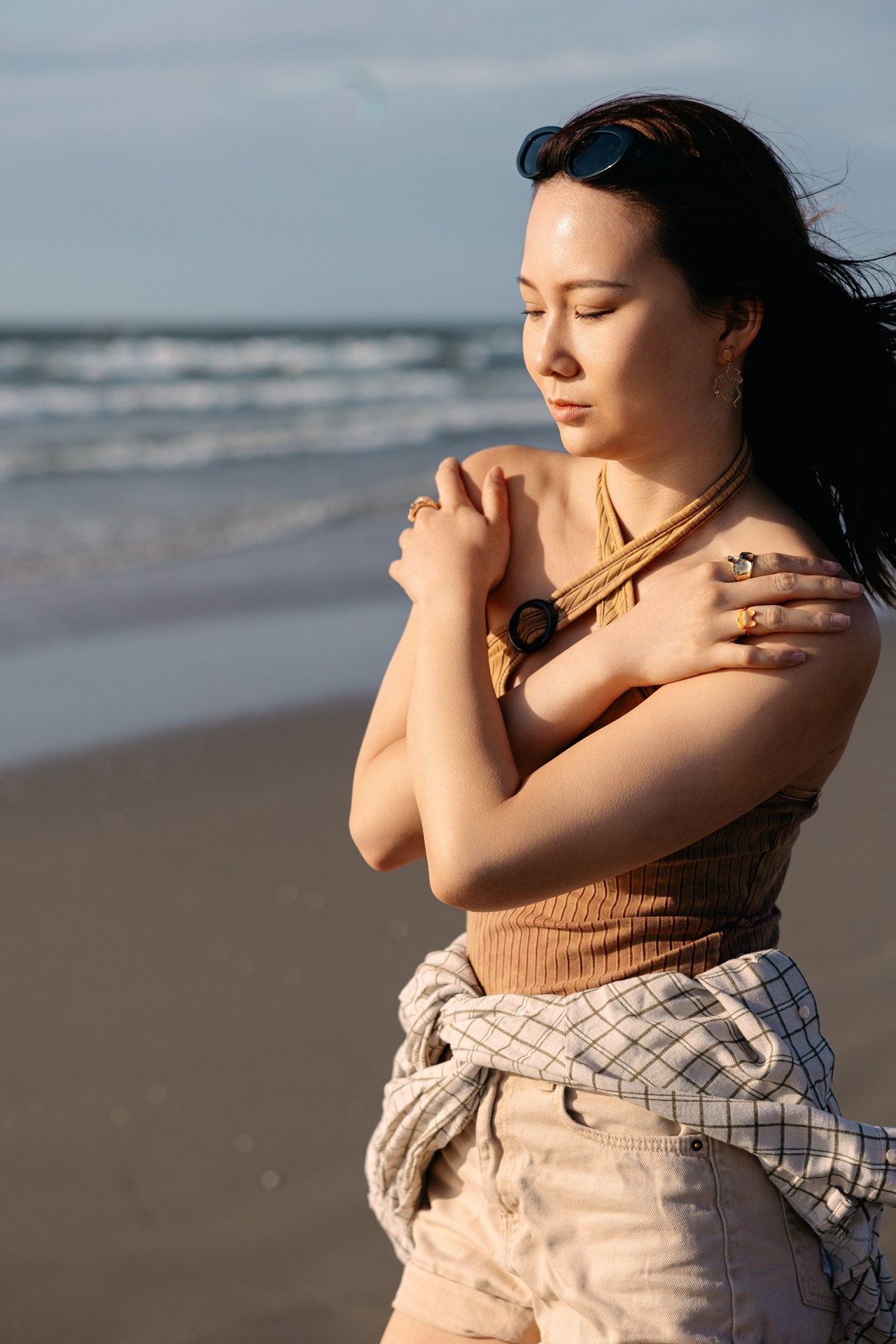 Beach Portrait Photoshoot in the Netherlands — Sunset Vibes. Romantic & Soulful Photography by Natalia Olhova in Rotterdam