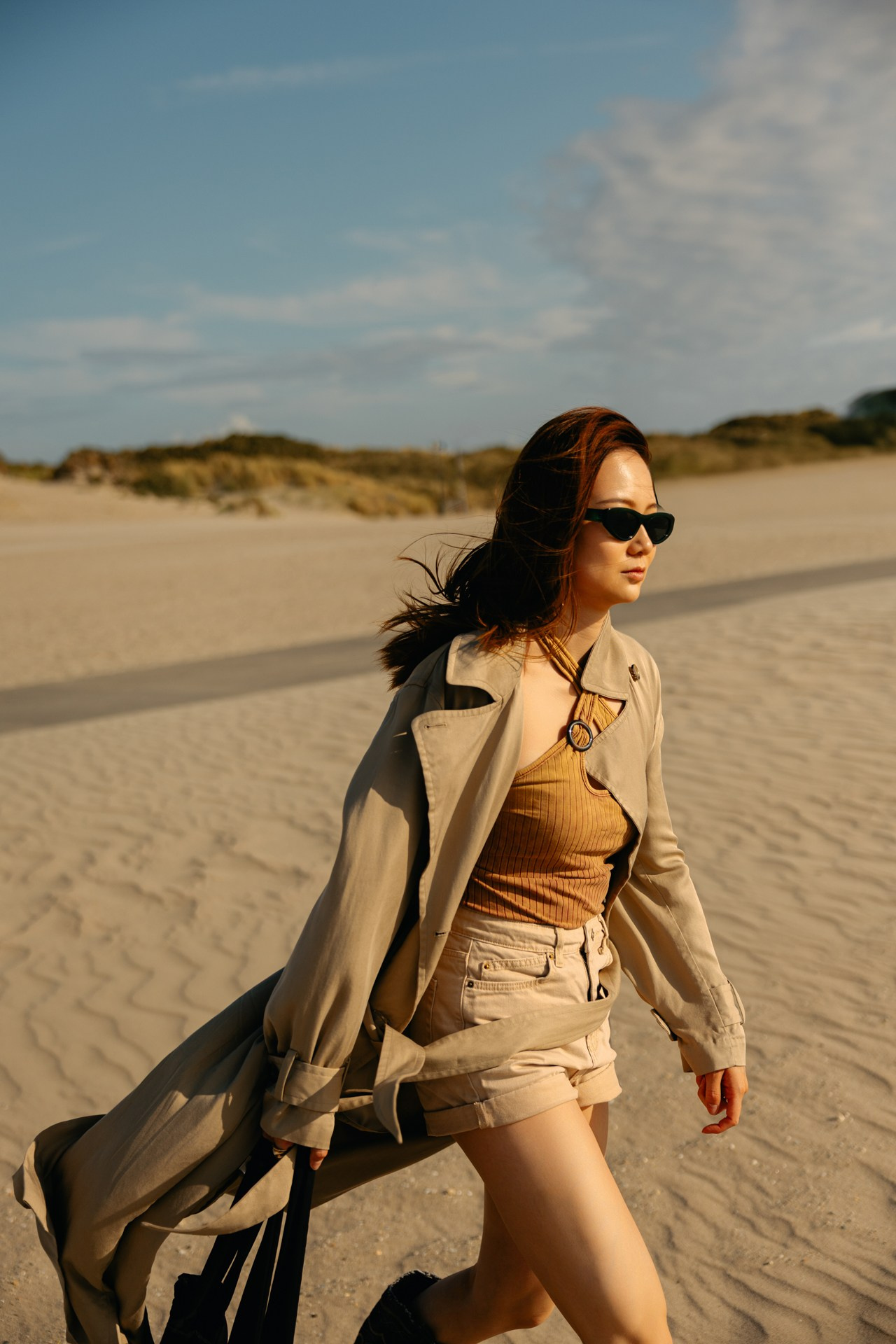 In the Dunes — Portrait Photoshoot on the Dutch Coast. Romantic & Soulful Photography by Natalia Olhova in Rotterdam