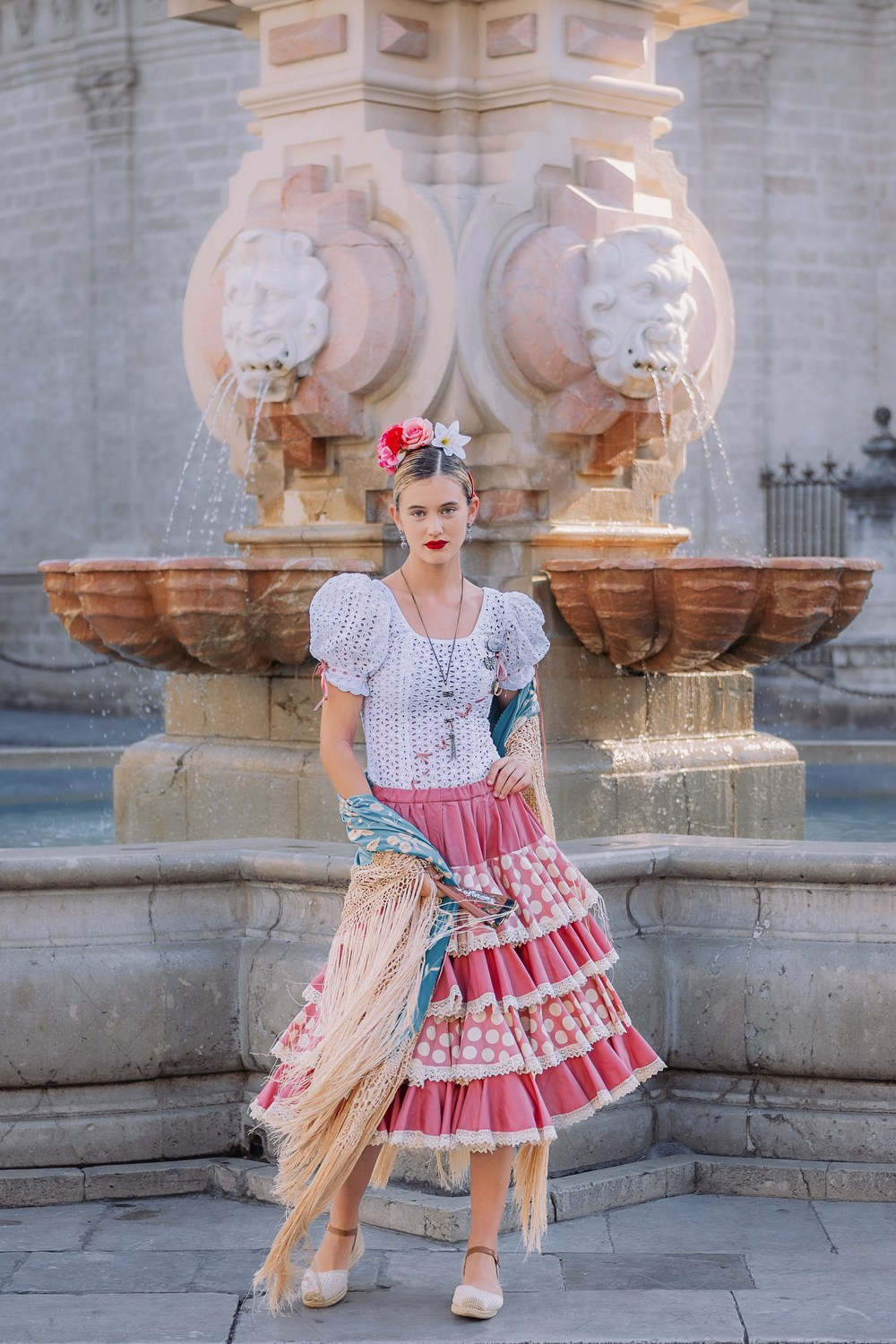 Flamencas al borde del Guadalquivir