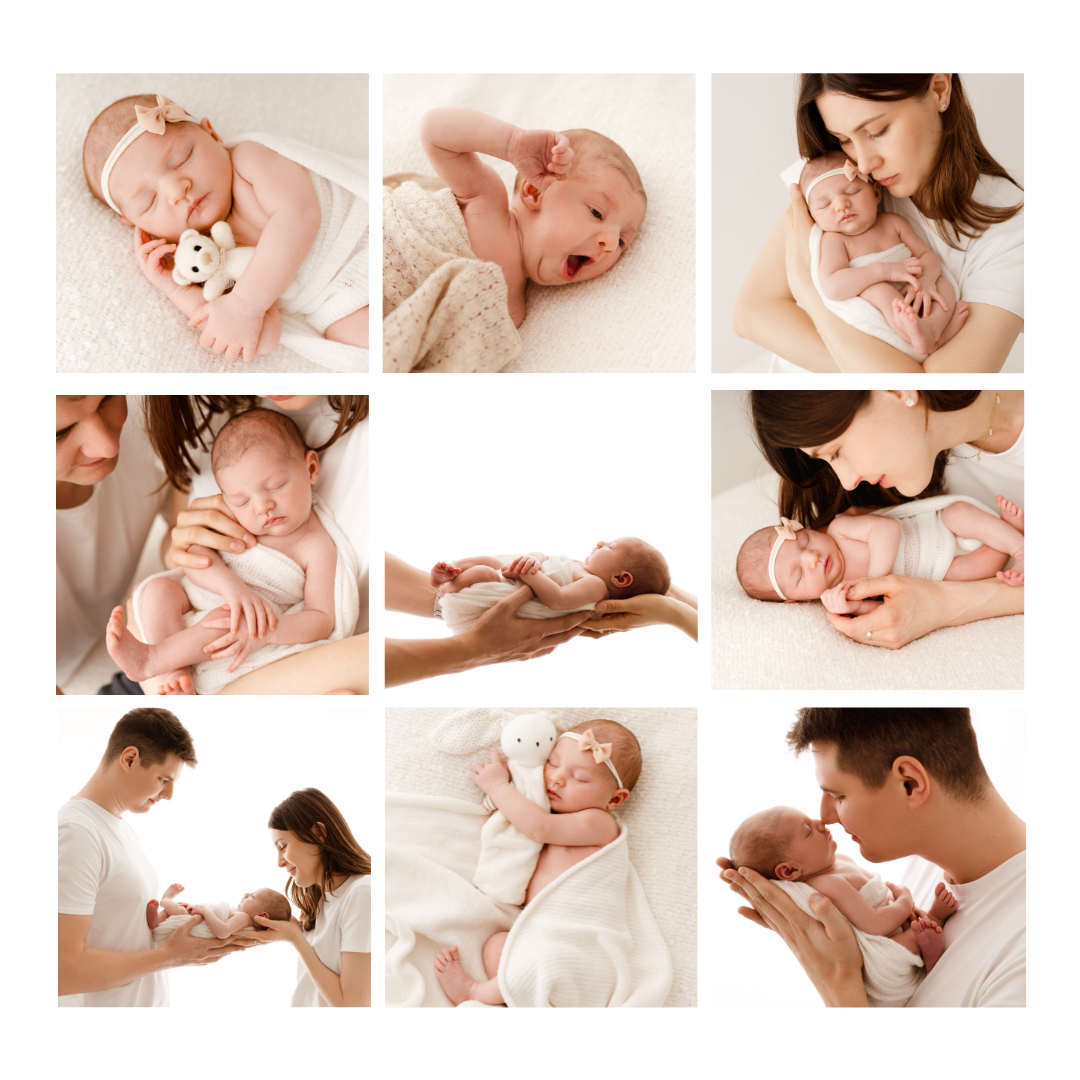 Sesja noworodkowa w domu. Fotograf Łódź - sesja ciążowa, noworodkowa, dziecięca. Studio w Łodzi