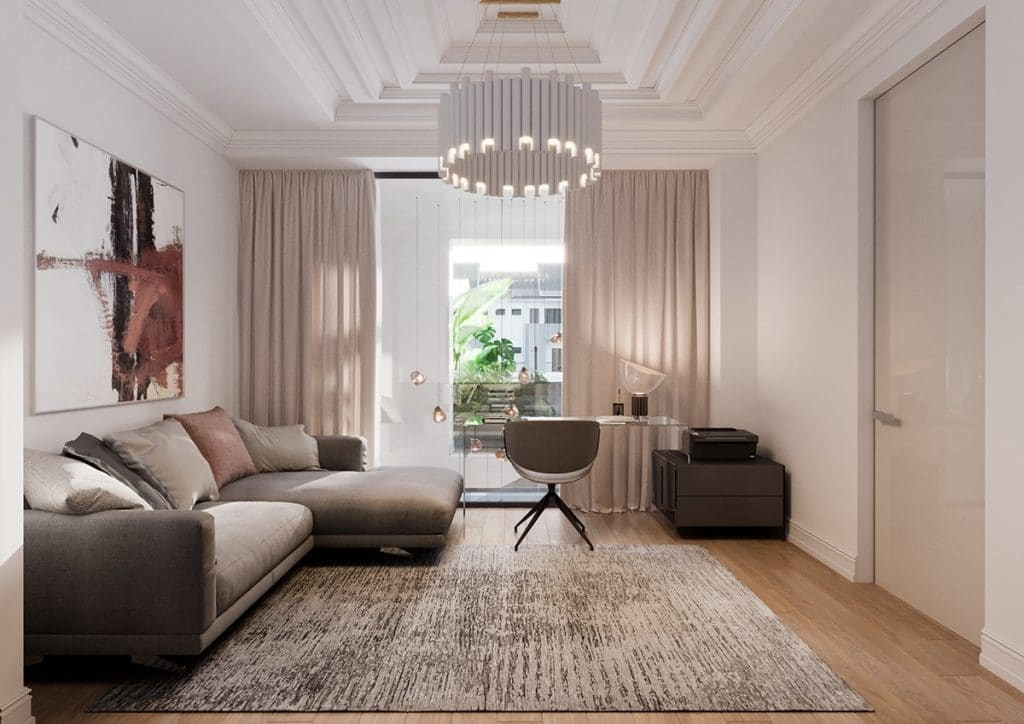 ART DECO HOUSE. Interior Design & 3D Rendering | AB Design Buro