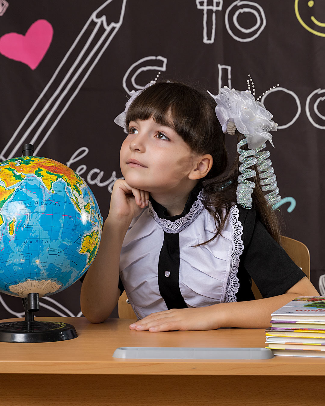 Шкільна фотосесія у вересні 2021. Детский и школьный фотограф в Запорожье Днепр Олег Дембицкий