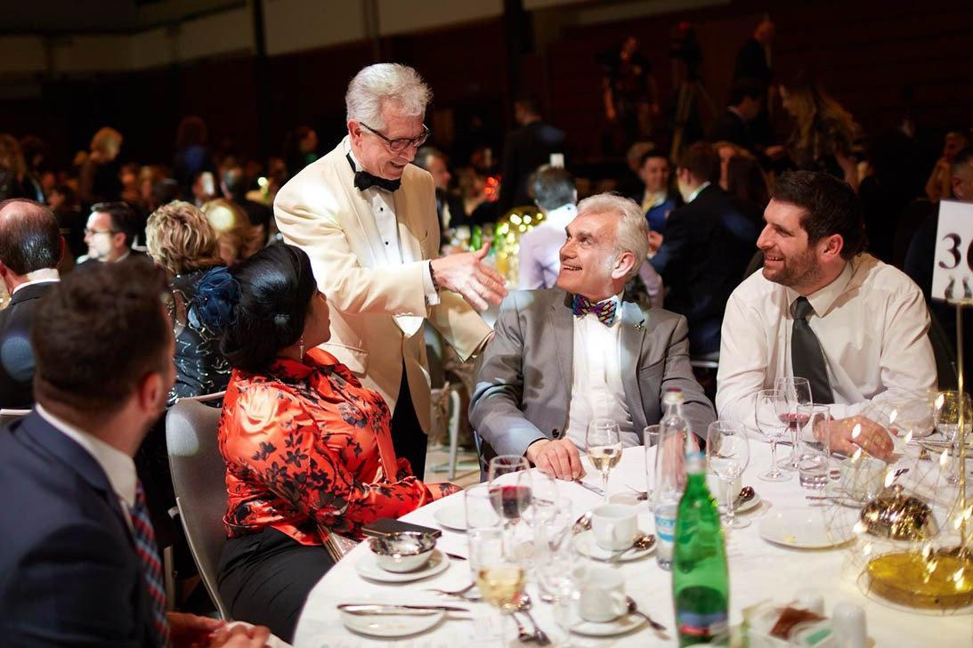 Gala atmosphere imagery of attendees, 2018 Bio-Rad.