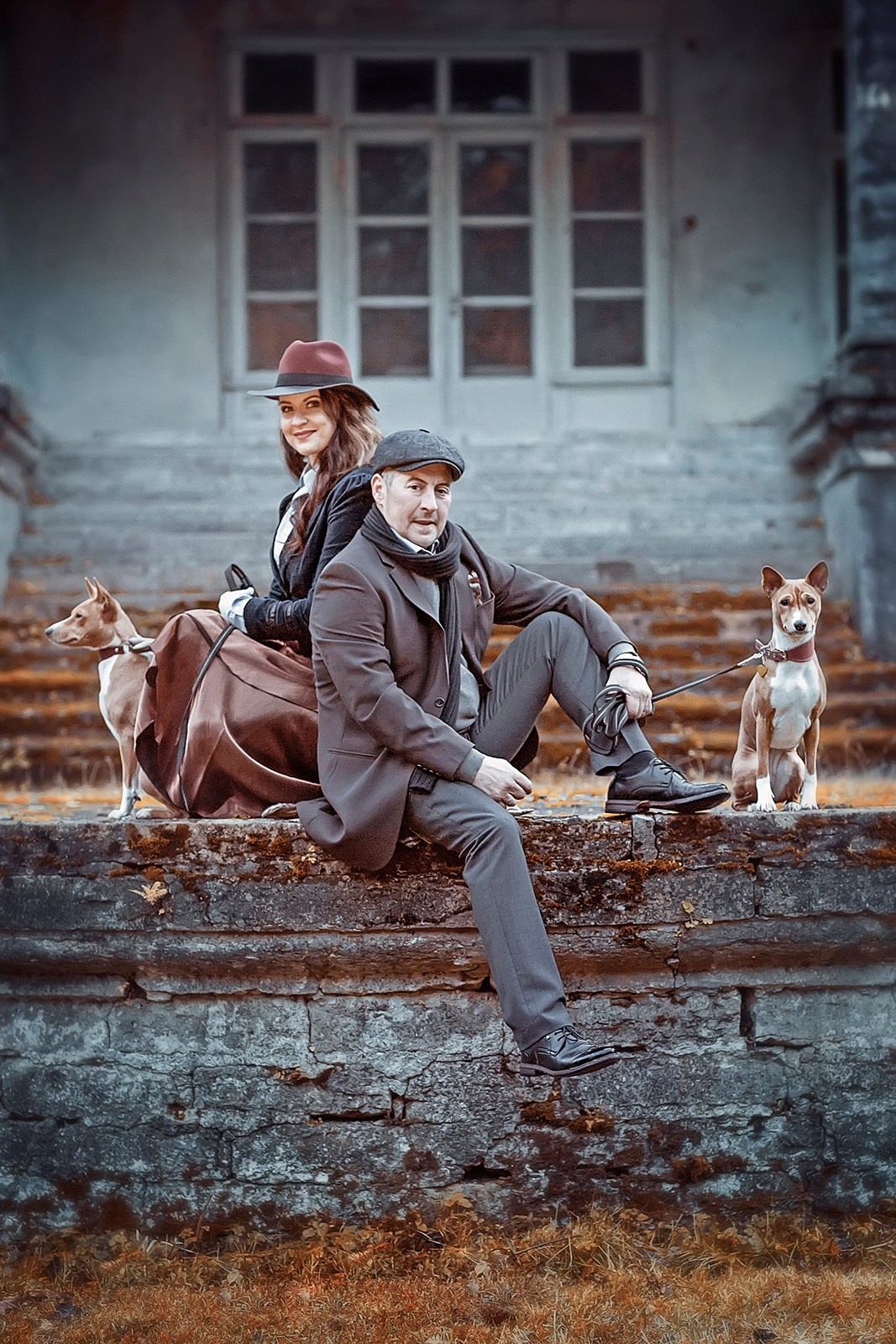 Фотосессия в  старинном парке