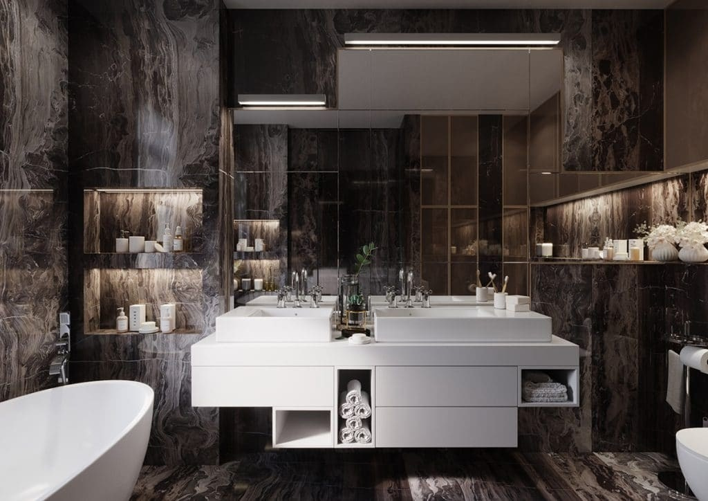 STONE APARTMENT. Дизайн интерьера и 3D-визуализация | AB Design Buro