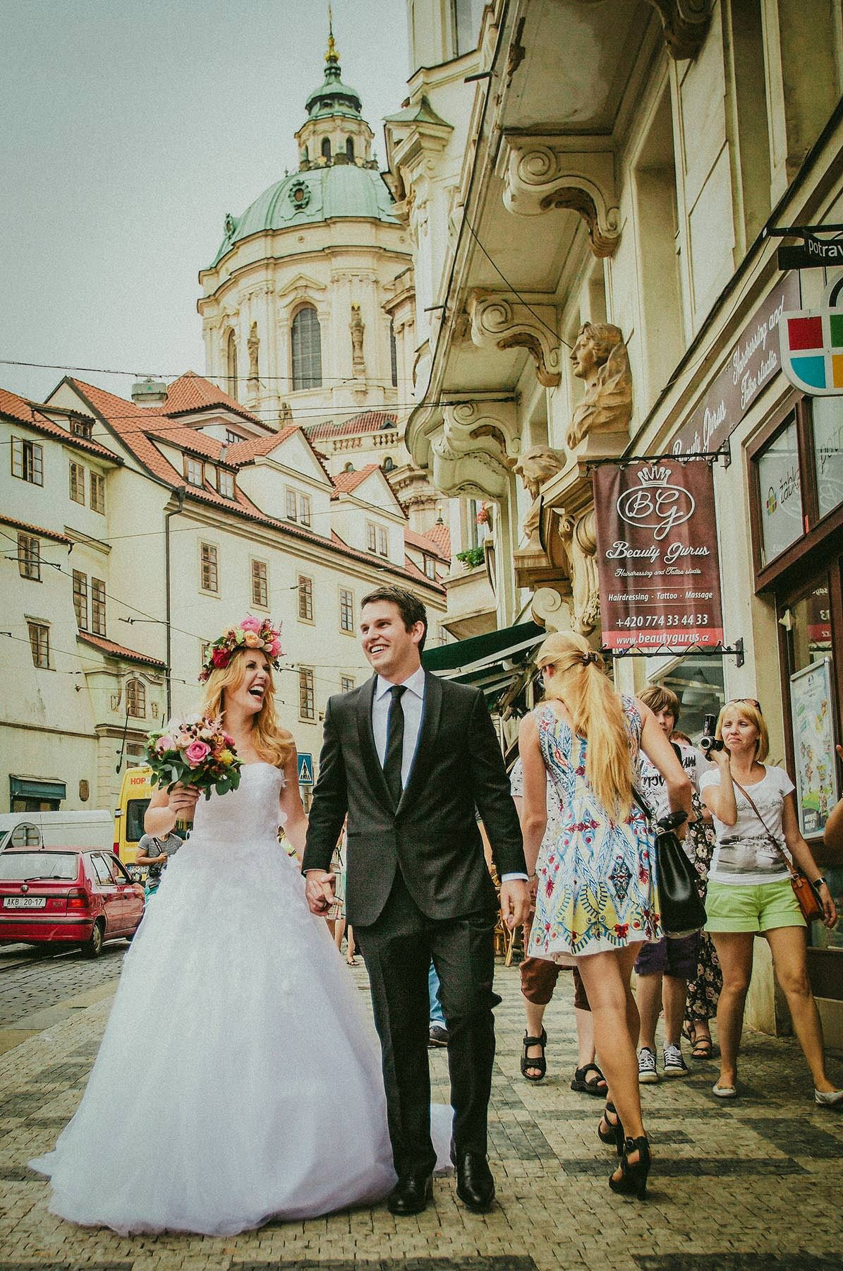 Michelle & Dan — Designer Vrtba Garden Wedding Photography, Prague