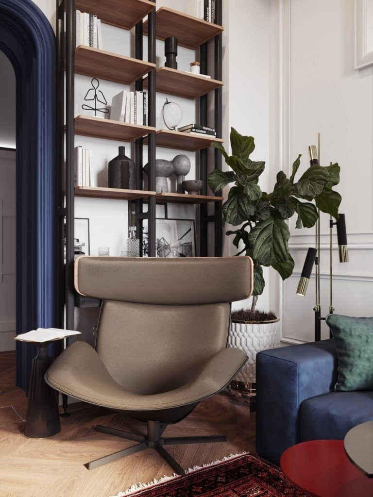 APARTMENT IN HISTORICAL ART CHIC STYLE. Дизайн интерьера и 3D-визуализация | AB Design Buro