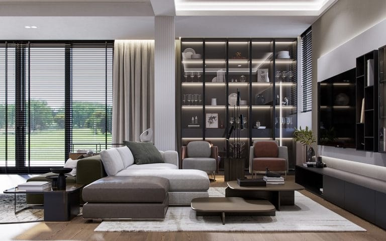 A WEEKEND HOME FOR THE FAMILY. Дизайн интерьера и 3D-визуализация | AB Design Buro