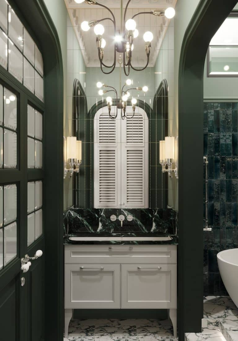 APARTMENT IN HISTORICAL ART CHIC STYLE. Дизайн интерьера и 3D-визуализация | AB Design Buro