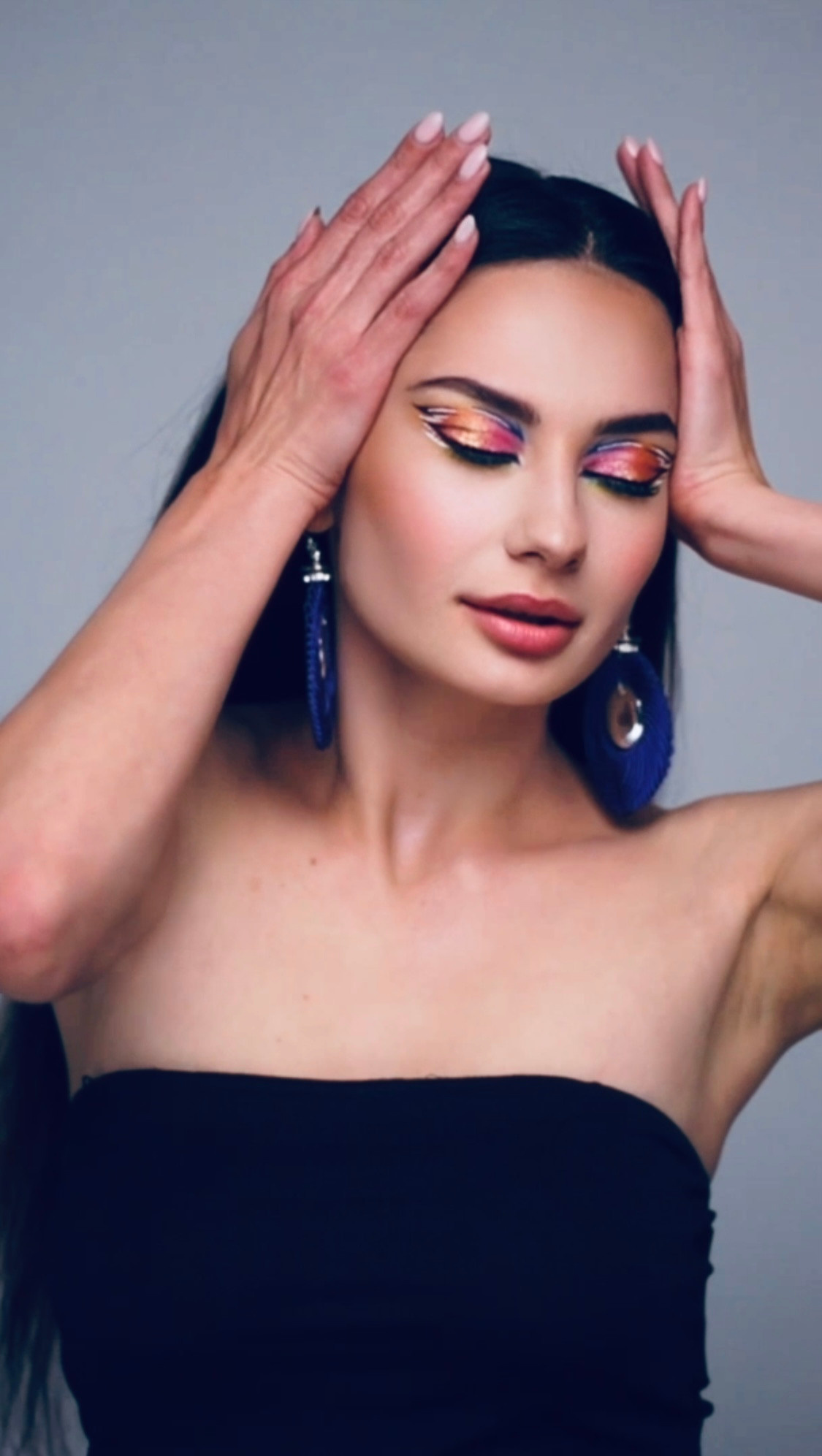 For makeup artist Anastasia Levi. Model Tori. Ellstudio film production