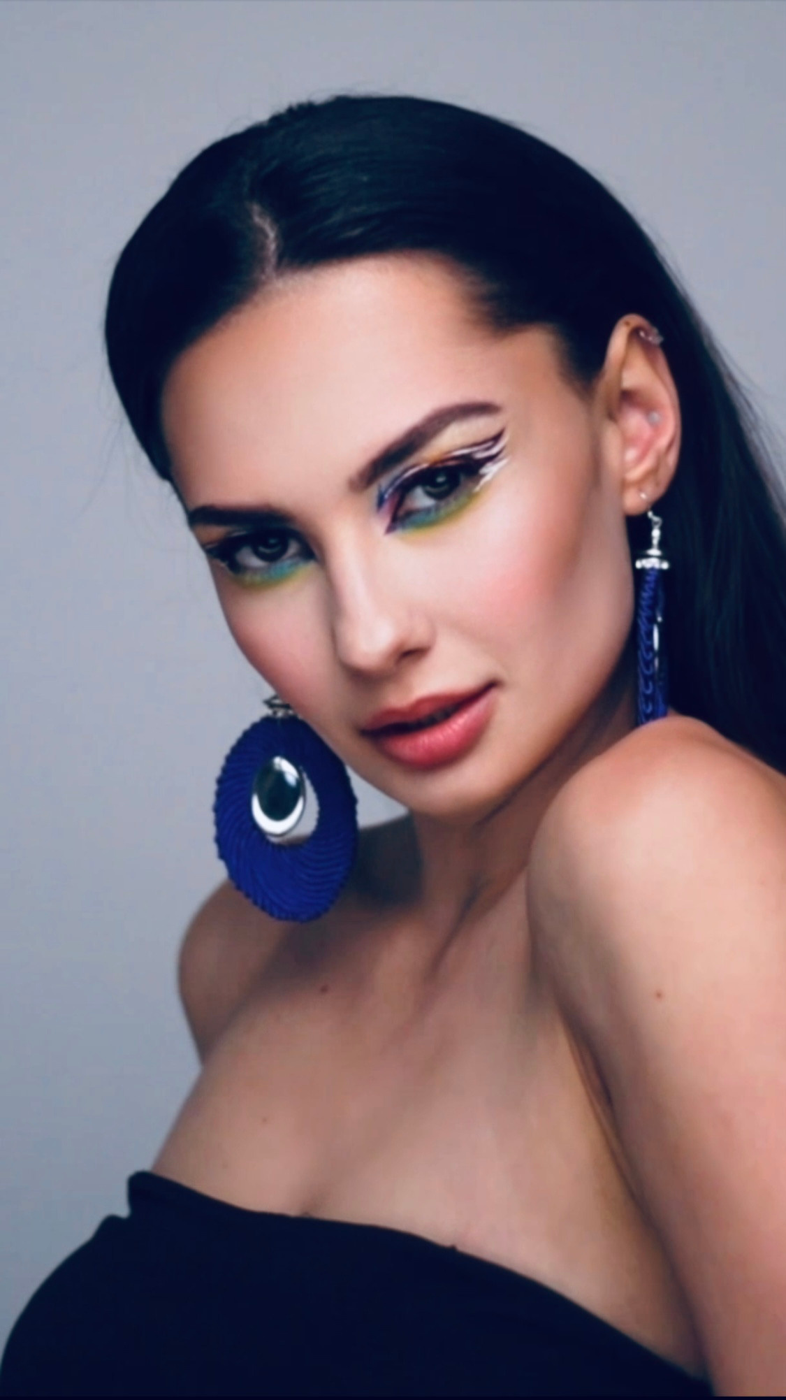 For makeup artist Anastasia Levi. Model Tori. Ellstudio film production