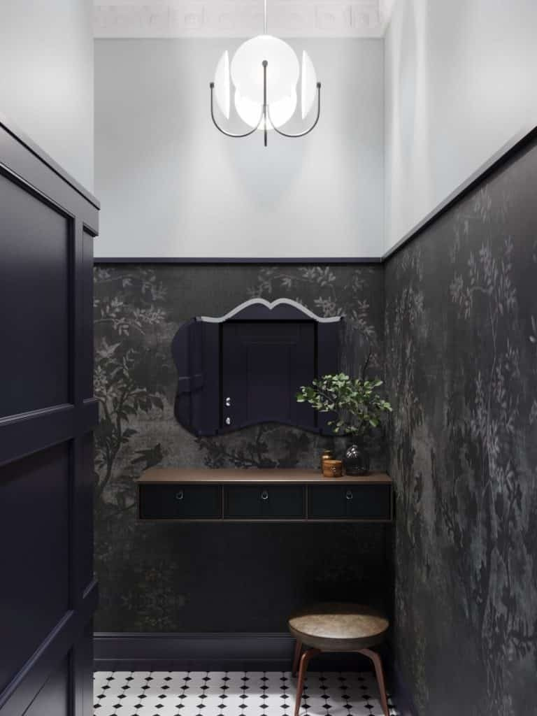 APARTMENT IN HISTORICAL ART CHIC STYLE. Дизайн интерьера и 3D-визуализация | AB Design Buro