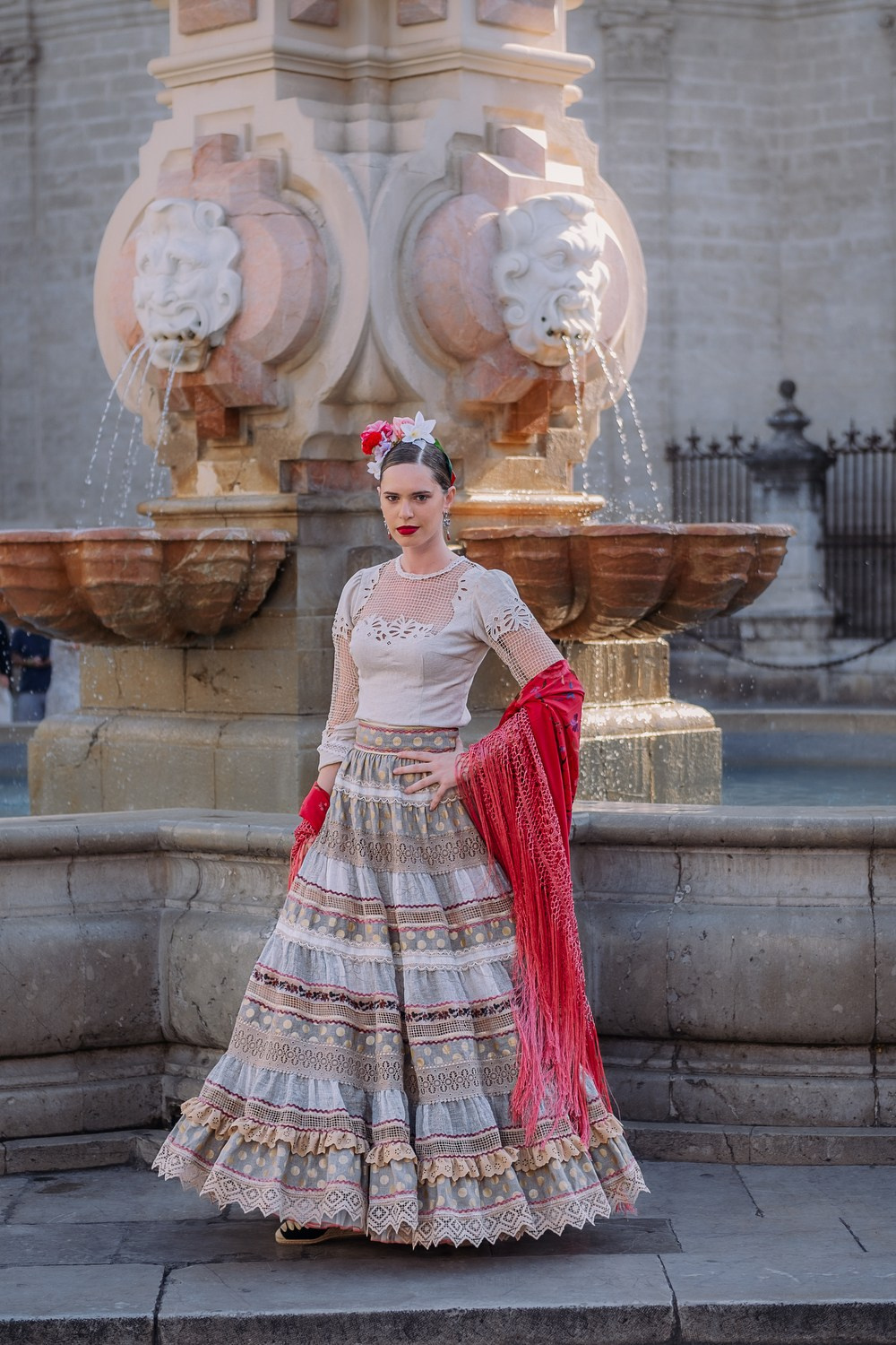 Flamencas al borde del Guadalquivir