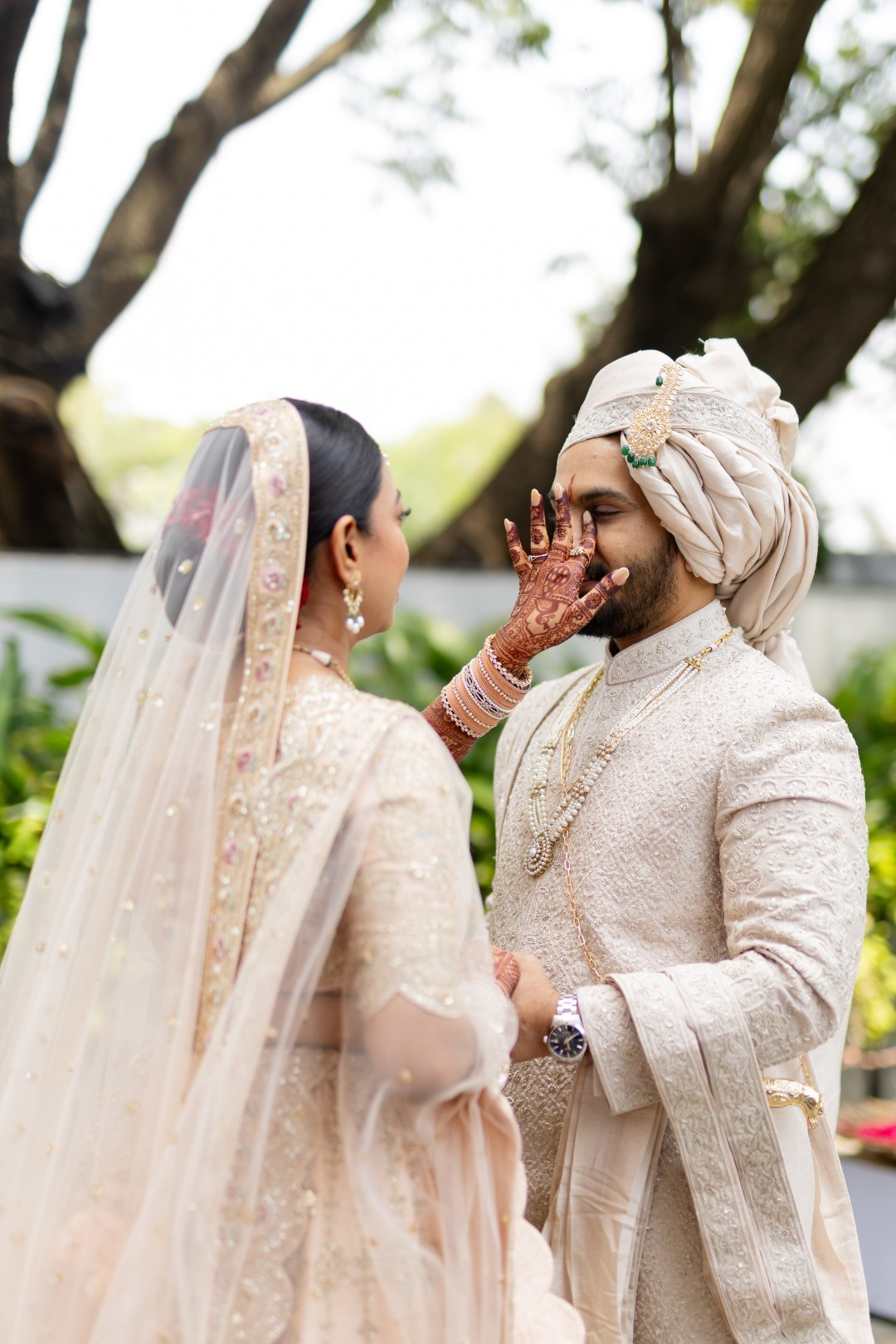 Hands in the Air: Chiranjeev & Niharika at Hyatt Centric Hebbal. Truly Yours | Documentary Wedding Photography & Films | Sharath Padaru, Bangalore