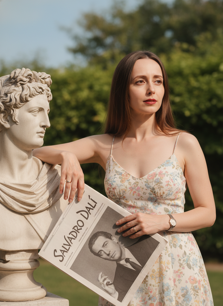 Имиджевый ИИ контент для преподавательницы испанского