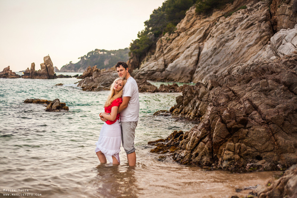 Romántica sesión de fotos en Barcelona. Fotógrafo en Barcelona  Maslik Yulia