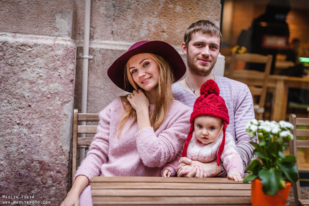 Zimowa sesja zdjęciowa w Barcelonie. Fotograf w Barcelonie Hiszpanii Maslik Yulia