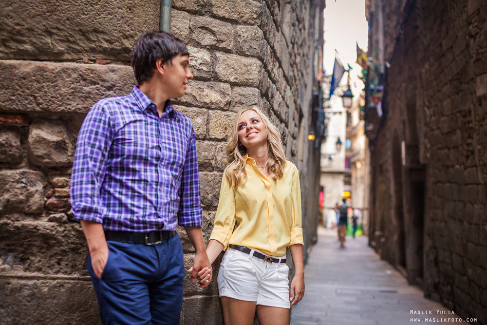 No es una sesión de fotos modelo en Barcelona. Fotógrafo en Barcelona  Maslik Yulia