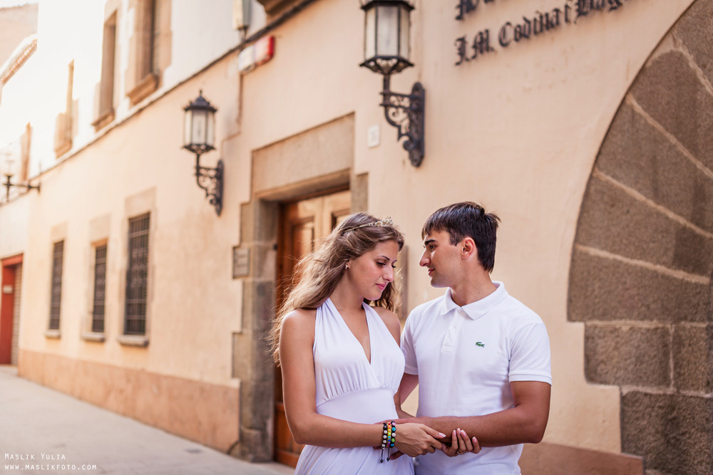 Namiętna sesja zdjęciowa na Costa Brava. Fotograf w Barcelonie Hiszpanii Maslik Yulia