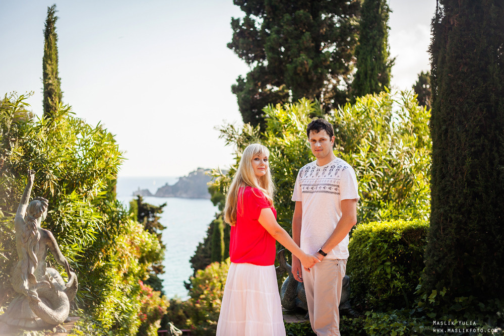 Romántica sesión de fotos en Barcelona. Fotógrafo en Barcelona  Maslik Yulia