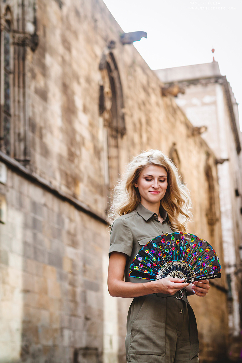 Sesión de fotos de aventura en Barcelona. Fotógrafo en Barcelona  Maslik Yulia