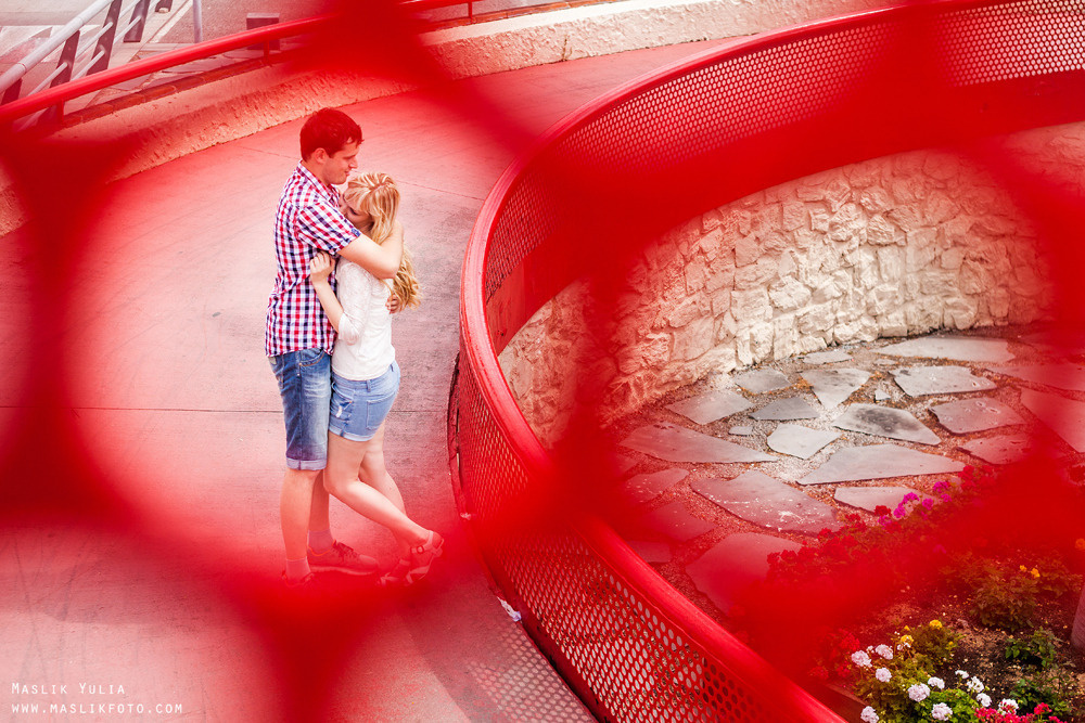 Romántica sesión de fotos en Barcelona. Fotógrafo en Barcelona  Maslik Yulia