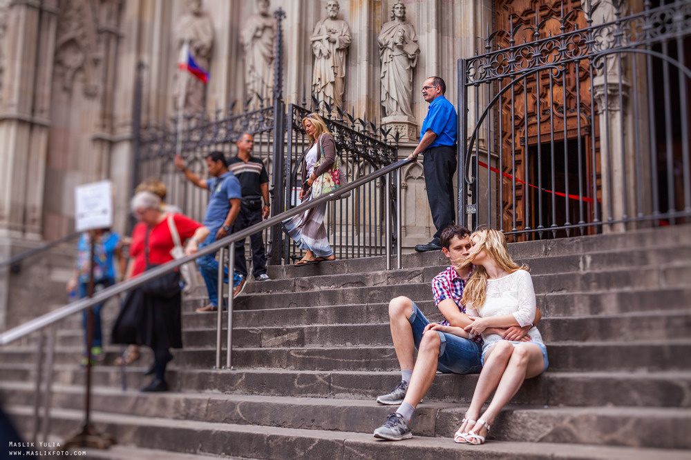 Romántica sesión de fotos en Barcelona. Fotógrafo en Barcelona  Maslik Yulia