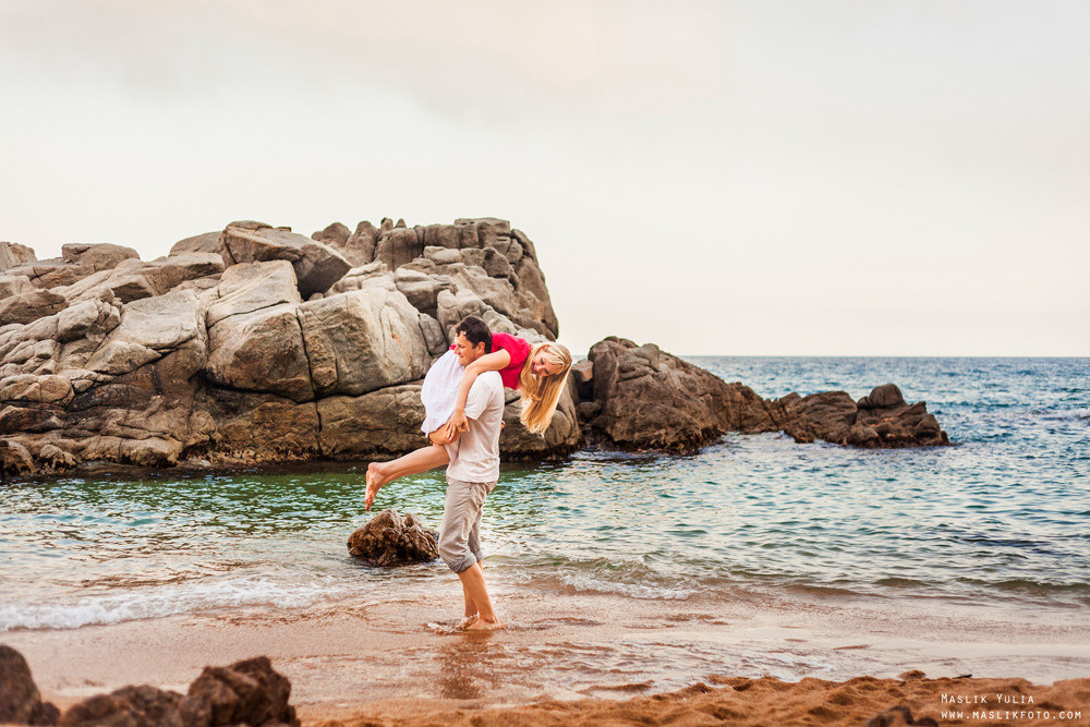 Romántica sesión de fotos en Barcelona. Fotógrafo en Barcelona  Maslik Yulia