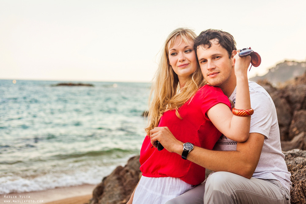 Romántica sesión de fotos en Barcelona. Fotógrafo en Barcelona  Maslik Yulia