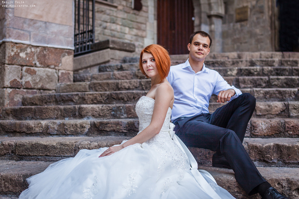 Soleada sesión de fotos en Barcelona. Fotógrafo en Barcelona  Maslik Yulia