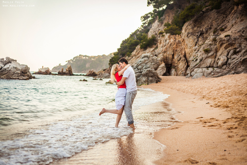 Romántica sesión de fotos en Barcelona. Fotógrafo en Barcelona  Maslik Yulia
