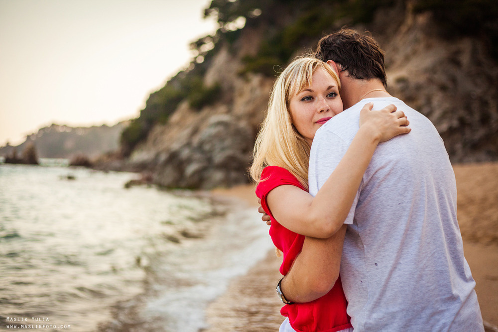 Romántica sesión de fotos en Barcelona. Fotógrafo en Barcelona  Maslik Yulia