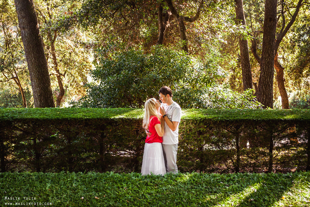Romántica sesión de fotos en Barcelona. Fotógrafo en Barcelona  Maslik Yulia