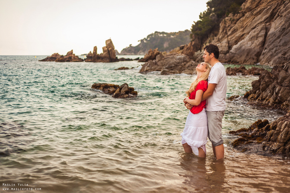 Romántica sesión de fotos en Barcelona. Fotógrafo en Barcelona  Maslik Yulia