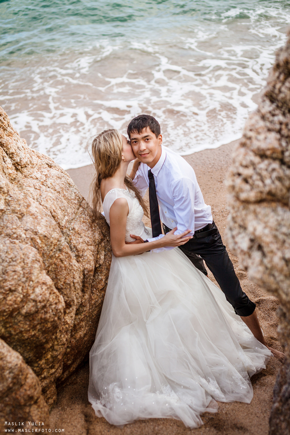 Wedding photo session on the Costa Brava, Spain. Photographer in Barcelona Spain Maslik Yulia