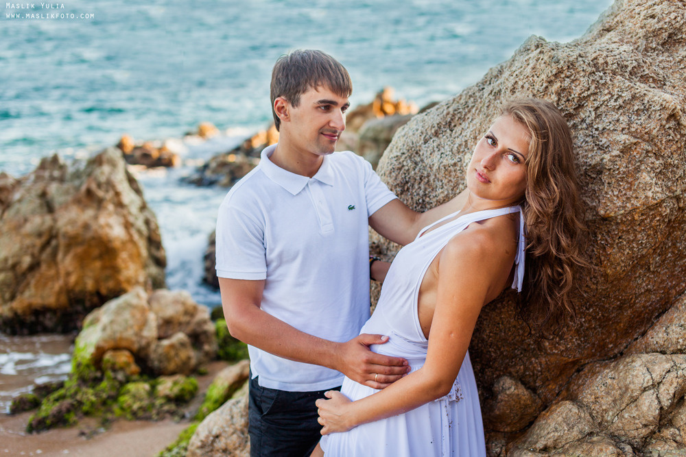 Namiętna sesja zdjęciowa na Costa Brava. Fotograf w Barcelonie Hiszpanii Maslik Yulia