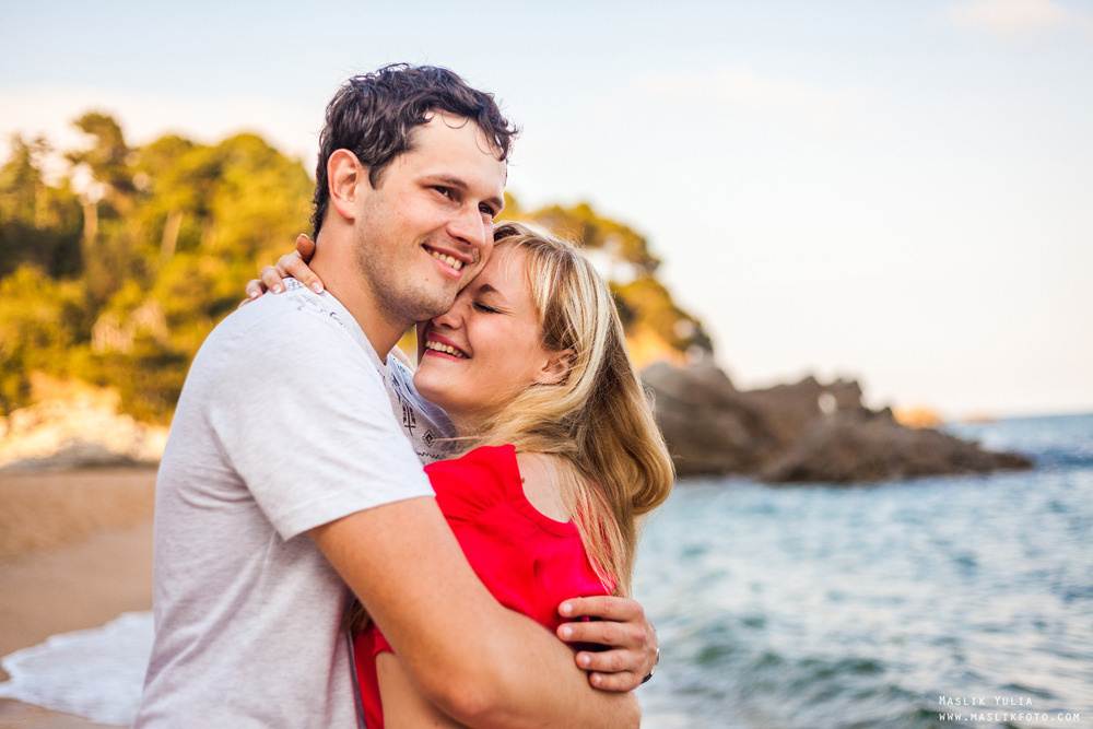 Romántica sesión de fotos en Barcelona. Fotógrafo en Barcelona  Maslik Yulia