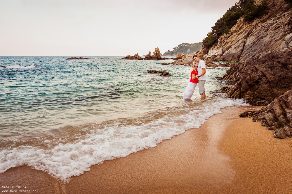 Romántica sesión de fotos en Barcelona. Fotógrafo en Barcelona  Maslik Yulia