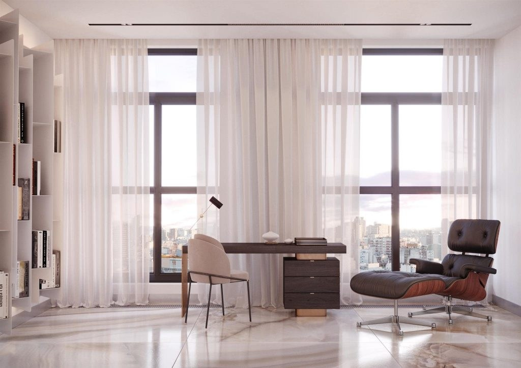 CONTEMPORARY PENTHOUSE. Дизайн интерьера и 3D-визуализация | AB Design Buro