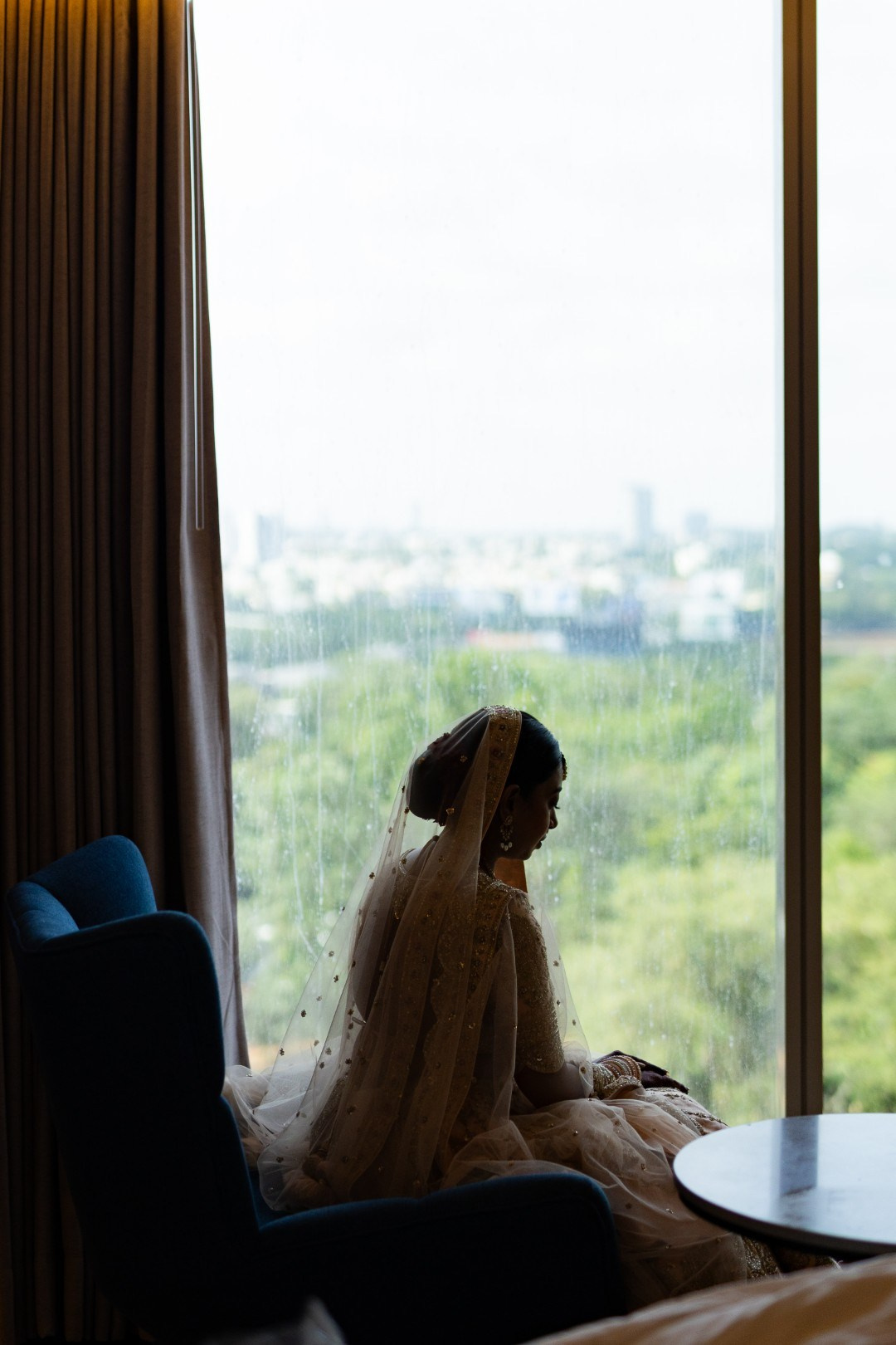 Hands in the Air: Chiranjeev & Niharika at Hyatt Centric Hebbal. Truly Yours | Documentary Wedding Photography & Films | Sharath Padaru, Bangalore