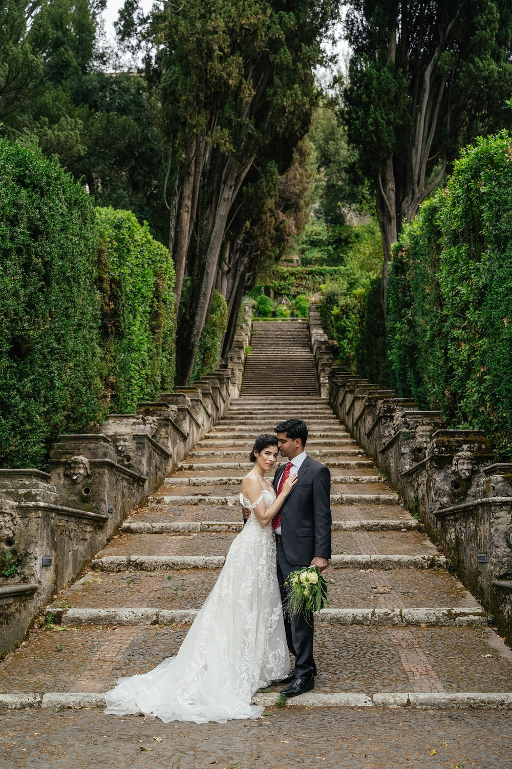 Wedding photoshoot in Tivoli. Photographer in Italy Natalie Bero