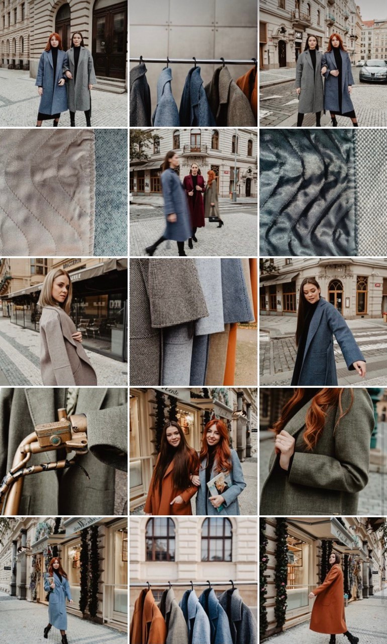 визуал прага фотограф видеограф шоурум магазин одежды чехия контент стратегия