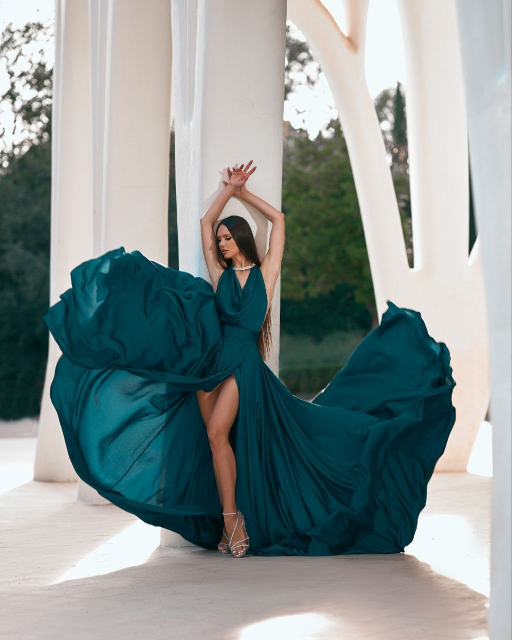 flying dress photoshoot locations