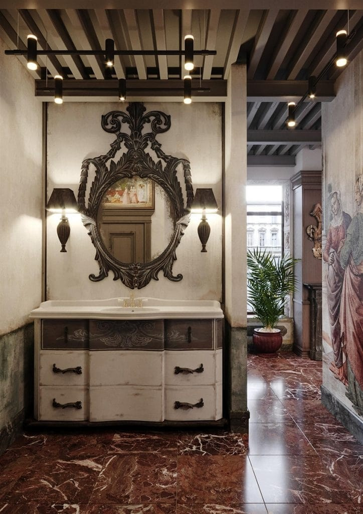 ITALIAN RESTAURANT. Interior Design & 3D Rendering | AB Design Buro